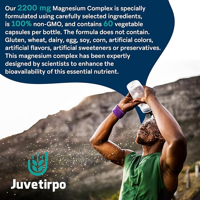 Liposomal Magnesium Complex 2200MG Softgels, Magnesium, Magnesium Glycinate, Magnesium Citrate, A Powerful Supplement, Gluten Free, 60 Softgels