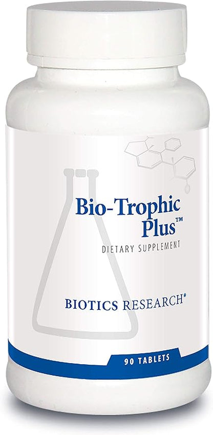 Biotics Research Bio Trophic Plus Food Form Comprehensive Multivitamin Mineral, Glandular Support, Organic Beet Concentrate, Citrus Bioflavonoids, SOD, Catalase. 90 Tabs