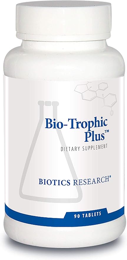 Biotics Research Bio Trophic Plus Food Form Comprehensive Multivitamin Mineral, Glandular Support, Organic Beet Concentrate, Citrus Bioflavonoids, SOD, Catalase. 90 Tabs