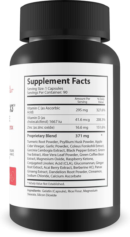 3X Ketorganix KETO+ACV 3X DETOX CLEANSE - 3 Month Supply Keto Detox Cleanse - Natural Detox Support with Full Body Cleanse - Promote Immune Health - Help Reduce Oxidative Stress & Bloating