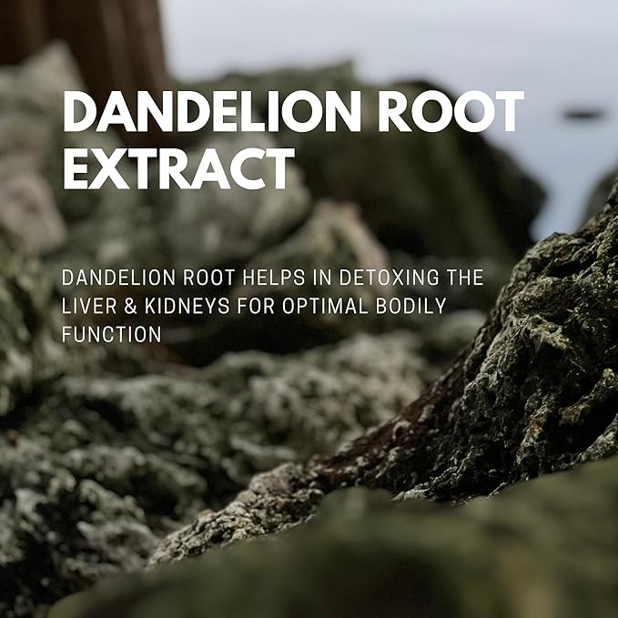 Chlorella, L - glycine, Dandelion Root. Enchances Immune Function, Gut Health. Aids in reducing inflamation. Alkaline Body Detox from Heavy Metals, aids Liver and Kidney Health. 60 Capsules