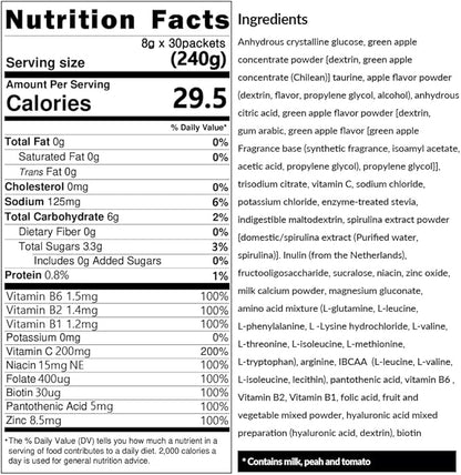 PHYCOTAMIN Multivitamin Powder 30 x 8g Packets for Energy Hydration and Recovery Daily Vitality and Fitness Support