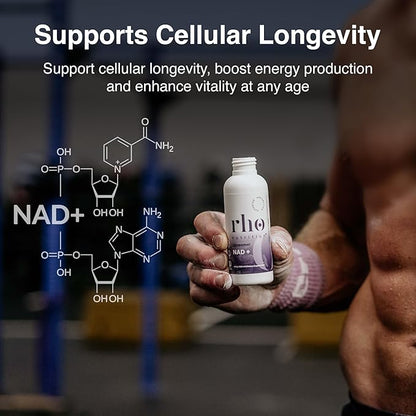Liposomal NAD+ - Ultra High Absorption Liquid NAD+ Supplement - NMN or Nicotinamide Riboside Alternative - Supports Cellular Longevity, Healthy Aging, Energy Metabolism and Vitality