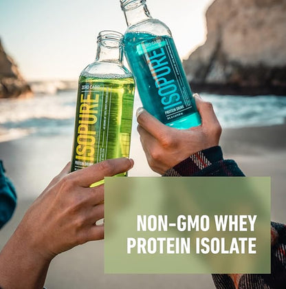 Isopure Zero Carb 32g Protein Ready-to-Drink, Whey Protein Isolate, Green Tea, 16 Fl Oz (12 Bottles)