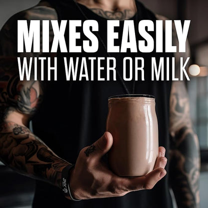 JNX SPORTS The Curse! Ultra Premium Whey Protein Powder Double Chocolate 15 Box Samples | 25g Protein Per Serve, Primary Source Whey Isolate