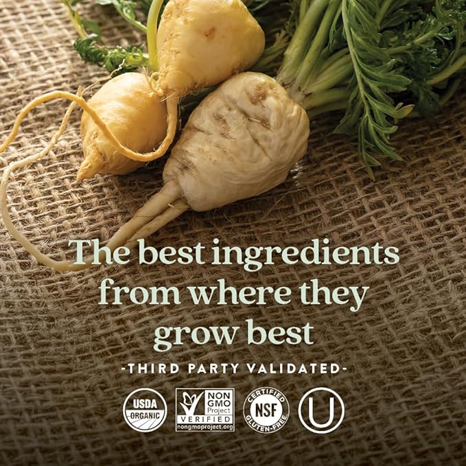 New Chapter Vitamin B Complex, Fermented Vitamin B Complex, USDA Organic, ONE Daily for Cellular Energy + Brain + Beauty, 100% Vegan, Gluten-Free - 60 Count