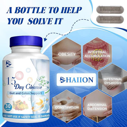 15 Day Gut Cleanse - Gut and Colon Support