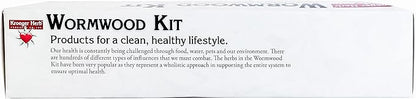 Kroeger Herb, Wormwood Herb Supplement Kit, Black Walnut, Clove, Quassia, Worm Wood Detox Cleanse - Capsules, Non-GMO, Gluten Free, No Preservatives or Fillers, Made in USA