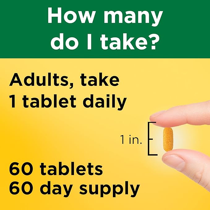 Nature Made Time Release Vitamin B-100 High Potency B Complex, Dietary Supplement for Nervous System Function Support, 60 Time Release Tablets, 60 Day Supply