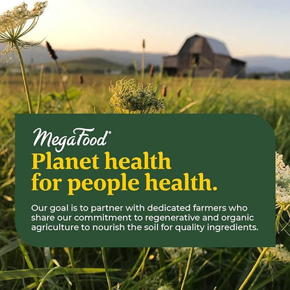 MegaFood Blood Builder - Iron Supplement Clinically Shown to Increase Iron Levels without Side Effects - Iron Supplement for Women with Vitamin C, Vitamin B12 and Folic Acid - Vegan - 60 Tabs