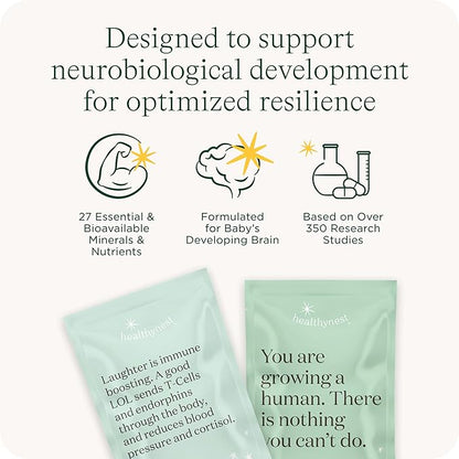 HealthyNest 3rd Trimester Prenatal Vitamin | Pregnancy Support for Fetal Brain Development with Methylfolate, Choline, DHA, Iron, Inositol | 31 Day Supply