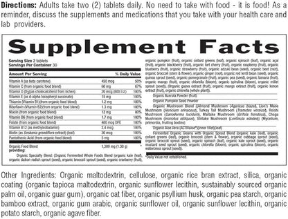 COUNTRY LIFE Organic Realfood Multivitamin for Men 60 Count, 60 CT