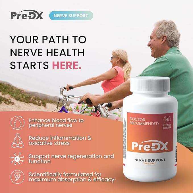 Nerve Support Supplement - Advanced L-Methylfolate Multivitamin w/Vitamin B-Complex & More for Immune Support - 3rd Party Tested L-methylfolate Supplement - 60 Capsules per Bottle (3 Pack)