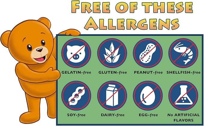 MULTIVITAMIN Gelatin-Free Gummies: for Kids, Children, Teens, Nom Nom Yummy, 3 Delicious Flavors, 11 Essentials, Gluten-Free, Halal Certified, Mommy Approved, Bear Shapes, Vegetarian