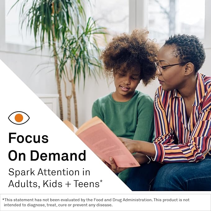 NeuroScience Brain Energy & Focus Supplement for Adults, Teens & Children - AttenTrex - Support Brain Health & Optimal Attention - Tackle Assignments & To-Do Lists - Berry Flavor (60 Chewable Tablets)