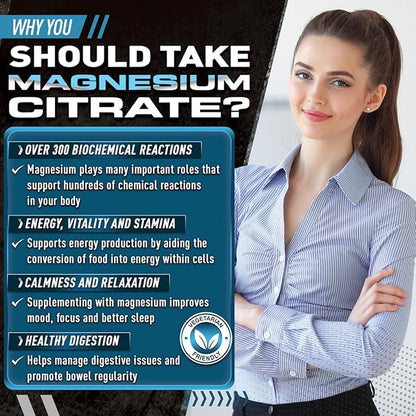 Purely Optimal Premium Magnesium Citrate Gummies for Adults & Kids - Supports Relaxation, Muscle & Nerve Function - Chewable, Non-GMO, Vegan, Gluten-Free - 90 Delicious Gummies