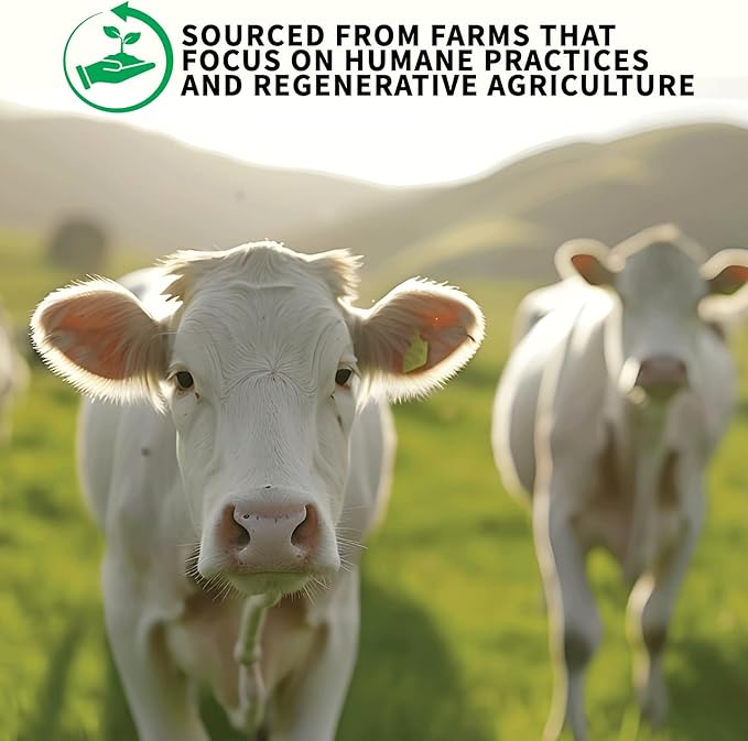 NEW ZEALAND 100% GRASS-FED Whey Protein, Pure, Clean, Undenatured, and Unflavored. Ethically Pasture Raised, Regeneratively Farmed, Soy Free, GMO Free, No Added Sugar, No Additives, No Hormones. 14oz