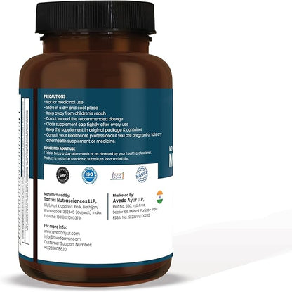 Life Aveda- Daily Multivitamin for Men with Vitamin A, B12, C, D, Calcium and More - 60 Capsules