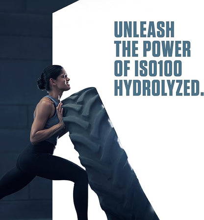 Dymatize ISO100 Hydrolyzed Protein Powder, 100% Whey Isolate Protein, 25g of Protein, 5.5g BCAAs, Gluten Free, Fast Absorbing, Easy Digesting, Fudge Brownie, 5 Pound