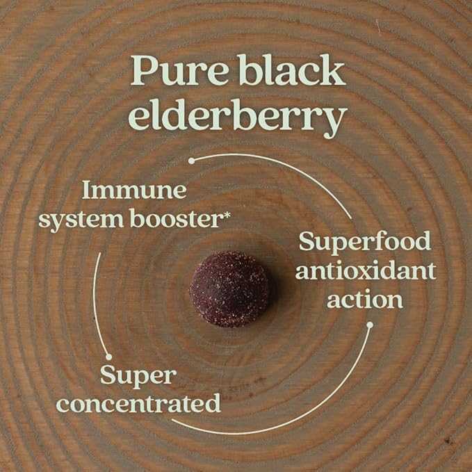 New Chapter Elderberry Gummies for Kids 2+, USDA Organic,64x Concentrated Pure Elderberry for Immune Support,Great Tasting Whole-Food Gummies, Vegan & Non-GMO, 30 ct