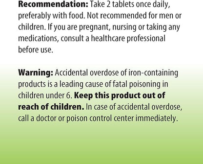 Nature's Way Alive! Garden Goodness Multivitamin for Women, High Potency B-Vitamins to Support Cellular Energy*, 1 Serving Veggies & Fruits**, 60 Tablets