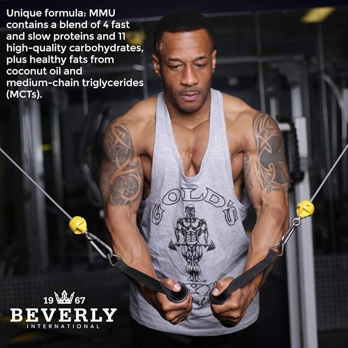 Beverly International Mass Maker Ultra Vanilla, 14 Servings, 3lb. Build Lean Mass Like a Pro!! Milk Protein Isolate, Whey Protein Isolate + Egg. MCT Oil. Clean Carbs, Great taste!