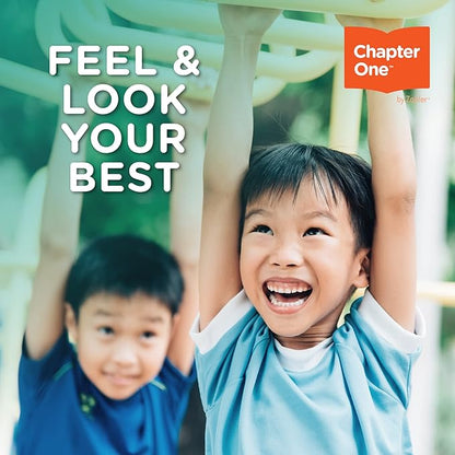 Chapter One Magnesium Gummies, Great Tasting Magnesium for Kids, Calm Kids Magnesium, Magnesium Gummies for Women and Men, Certified Kosher (Peach)