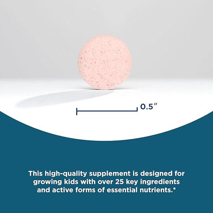 Seeking Health Kids Multivitamin Chewable, Formulated for Children’s Health, with L-5-MTHF L-Methylfolate, B12, Riboflavin, Vitamin A, Vegetarian (60 Chewable Tablets)*