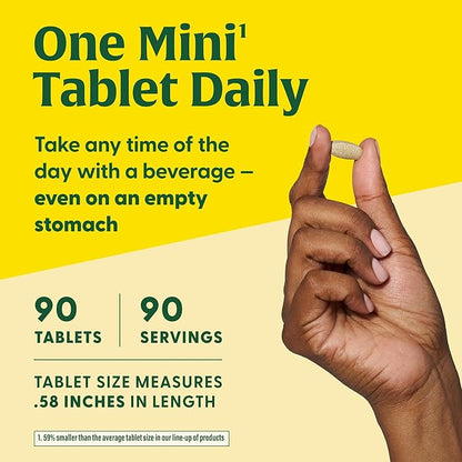 MegaFood Methyl B12 - Vegan - Includes Methyl Folate, Vitamin B12 & B6 - Supports Cellular Energy Production, Nervous System Health & Cardiovascular Function - 90 Tablets