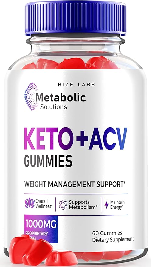 Metabolic Solutions Keto ACV Gummies, Metabolic Solutions Keto+ACV Gummies for Advanced Weight Loss, Apple Cider Vinegar, Official MetabolicSolutions Keto Plus ACV Reviews (60 Gummies)