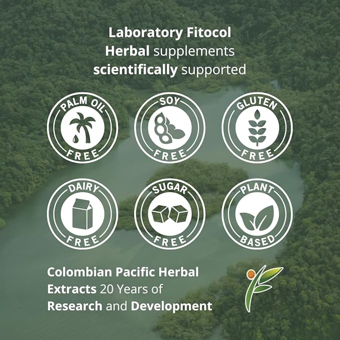 FITOCOL P-Full, Liquid Multivitamins for Women and Men, Mineral and Vitamin Drink with Chontaduro y Borojo, Liquid Vitamins with Orange Flavor, 360ml