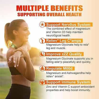 Calcium 1200 mg with Vitamin D3 Gummies for Adults - Calcium Citrate with Vitamin D3 K2, Magnesium, Zinc, Boron, Copper and Ashwagandha - Extra Absorption Calcium Supplement for B0ne, Muscle, Immune