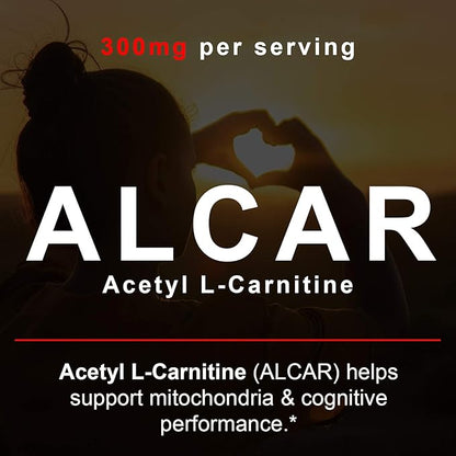 Smarter Brain Support Nootropic Supplement, Brain Booster & Memory Support, Made with Alpha-GPC, L-Tyrosine & Acetyl L-Carnitine ALCAR, Flaxseed Oil, ALA DHA Brain Booster 60 Softgel Energy Pills