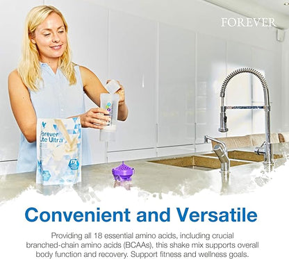 Forever Living - Forever Lite Ultra Vanilla Protein Shake Mix with Aminotein - Low Carb Drink for Lean Muscle Mass & Weight Management - 13.2 oz