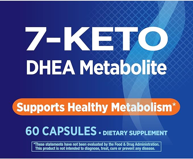 Nature's Way 7-KETO, DHEA Metabolite, Metabolism Support Supplement*, 25mg Potency Per Serving, 60 Capsules