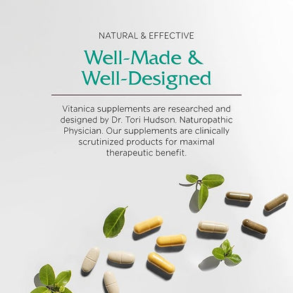 Vitanica, Senior Symmetry, 65 Years and Up Multivitamins and Minerals, Vegan, 180 Capsules