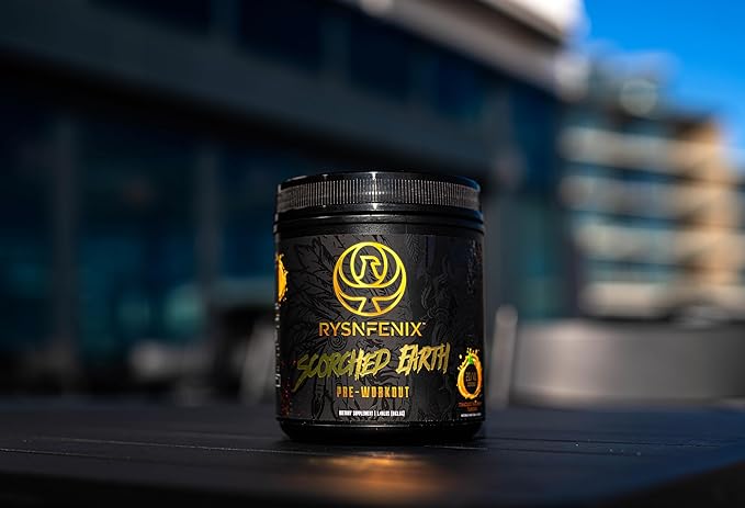 Scorched Earth Pre Workout Powder - Energy & Focus with Dual-Source Caffeine, Nootropics | Pumps from Citrulline, Beta Alanine, Nitrosigine®, GlycerPump™ (Tangerine)