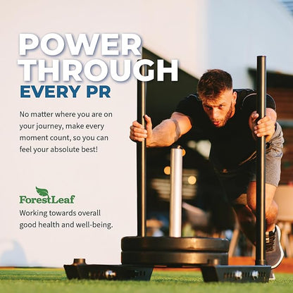 ForestLeaf Tongkat Ali + Fadogia Agrestis Supplement with BioPerine - Maximum Strength 200:1 Extract - 300g Longjack Tongkat Ali for Men or Women - Test, Muscle and Strength Support - 120 Capsules