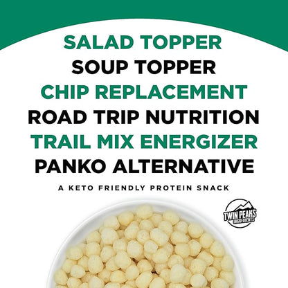 Twin Peaks Low Carb, Keto Friendly Protein Puffs, Sour Cream & Onion (300g, 21g Protein, 2g Carbs)