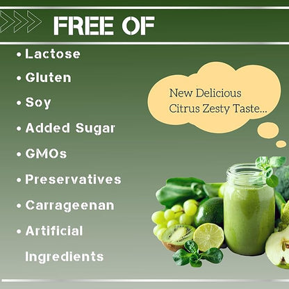 Superfood Reds & Greens Powder - 11.64 oz, Prebiotics & Probiotics for Digestive Health, Super Greens Powder with Ashwagandha for Gut Health, Immunity, Antioxidants, Vegan, Non-GMO