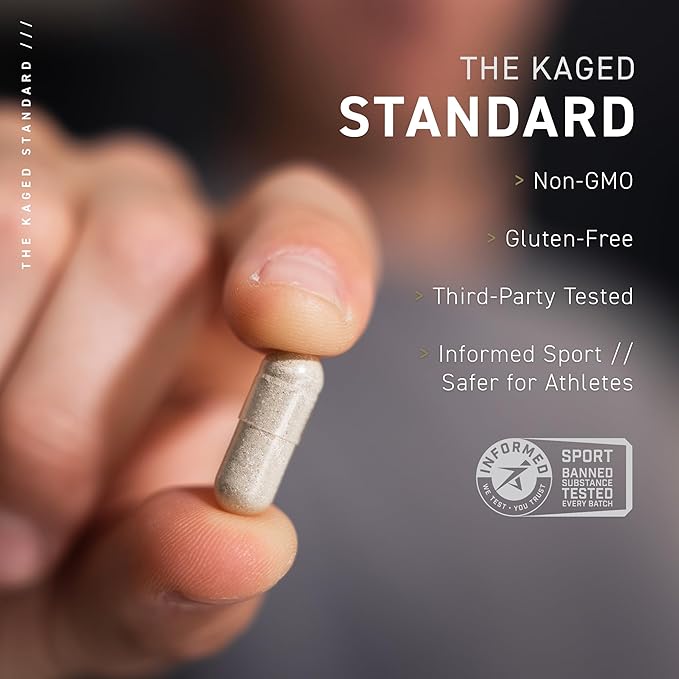 Kaged Multivitamin with Whole Foods | Organic Fruits & Veggies | Plant Based | Vegan Multivitamin for Women and Men | Vitamin C, D, E, B12 | 60 Servings