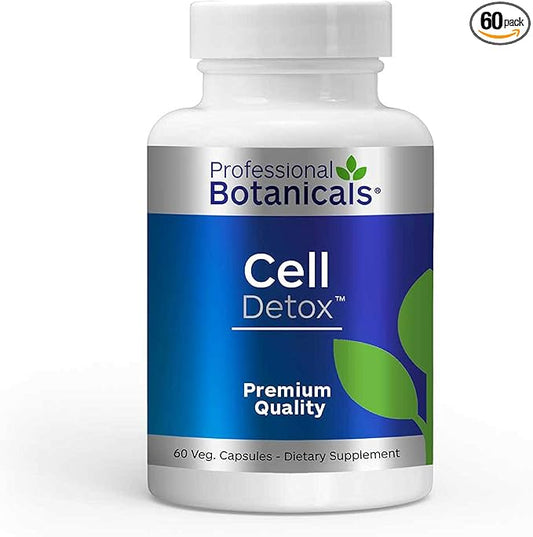 Cell Detox Vegan Cell Cleansing & Detoxification Supplement - 60 Veg Capsules