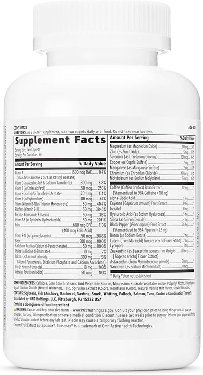GNC Women's | Women's Multi Energy & Metabolism | 180 Count