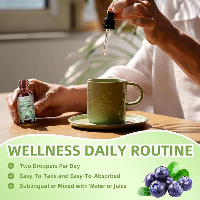 Liquid Iron Supplement for Women Men & Kids, Vegan Iron Drops with Vitamin C D, B12, B-Complex, High Potency Liquid Iron with Multivitamin for Anemia, Energy Support, Blood, Magnesium Iron Gentle