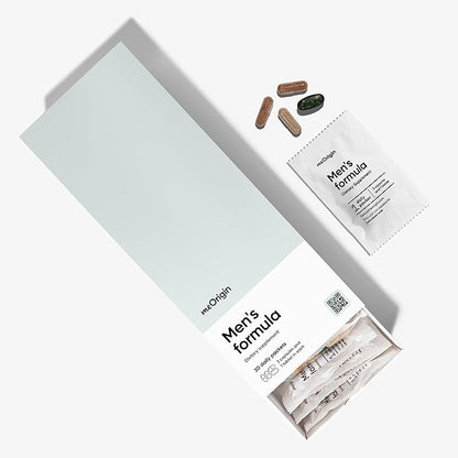 Multivitamin for Men, Full-Spectrum Supplement with Zinc, Vitamin D, C, B12, Maca, Biotin, Saw Palmetto – 82 Wholesome Nutrients for Men's Health Support, Energy, Healthy Hair, 30 Day Supply