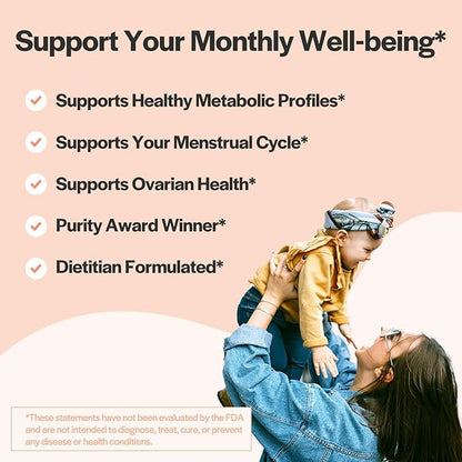 Wholesome Story Inositol Supplement | Myo Inositol & D-Chiro Inositol 2050mg | Hormonal Balance & Ovarian Support | 90 Day Supply