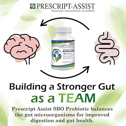 Prebiotics & Probiotics for Digestive & Immune Health with Pea Protein Advanced - Plant-Based 28 Strains Soil Microflora - Vegan, Supports Muscle Recovery & Gut Health, 90 Capsules