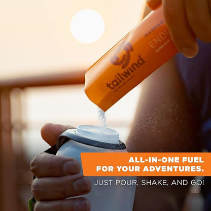 Tailwind Nutrition Endurance Fuel, Electrolyte & Hydration Sports Drink Mix Powder, Gluten-Free, Vegan, Mandarin Orange, 30 Servings