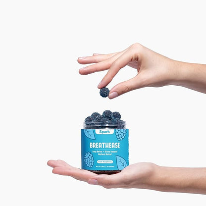 Mullein Leaf Extract for Lungs - Lung Detox Gummies - Daily Respiratory Health Support - Cleanse for Smokers - Allergy, Sinus, and Mucus Relief