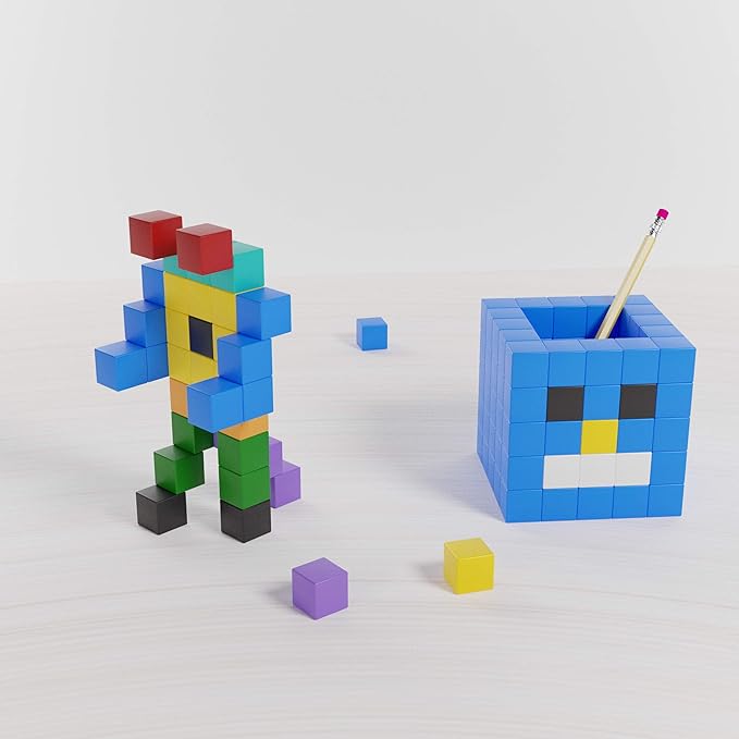 Magnetic Blocks, Magnetic Cubes Educational Toys, Original Award Winning Magnetic Building Blocks for Kids, 100 Pieces Rainbow Color Autism Toys Magic Cube Sensory Toys for Kids